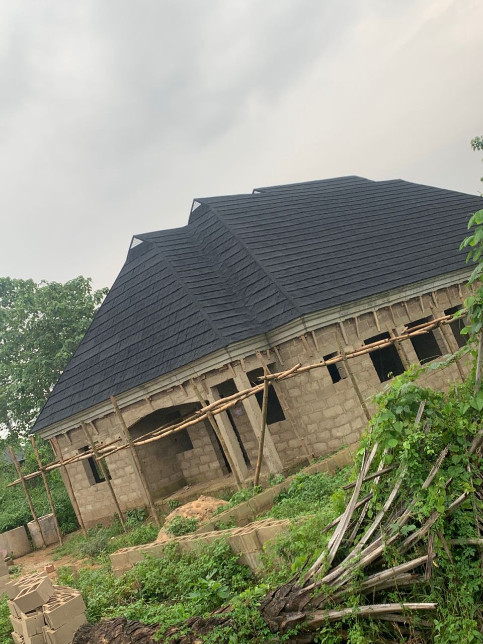 Finished aluminum roofing sheets residential Egbeda Ibadan