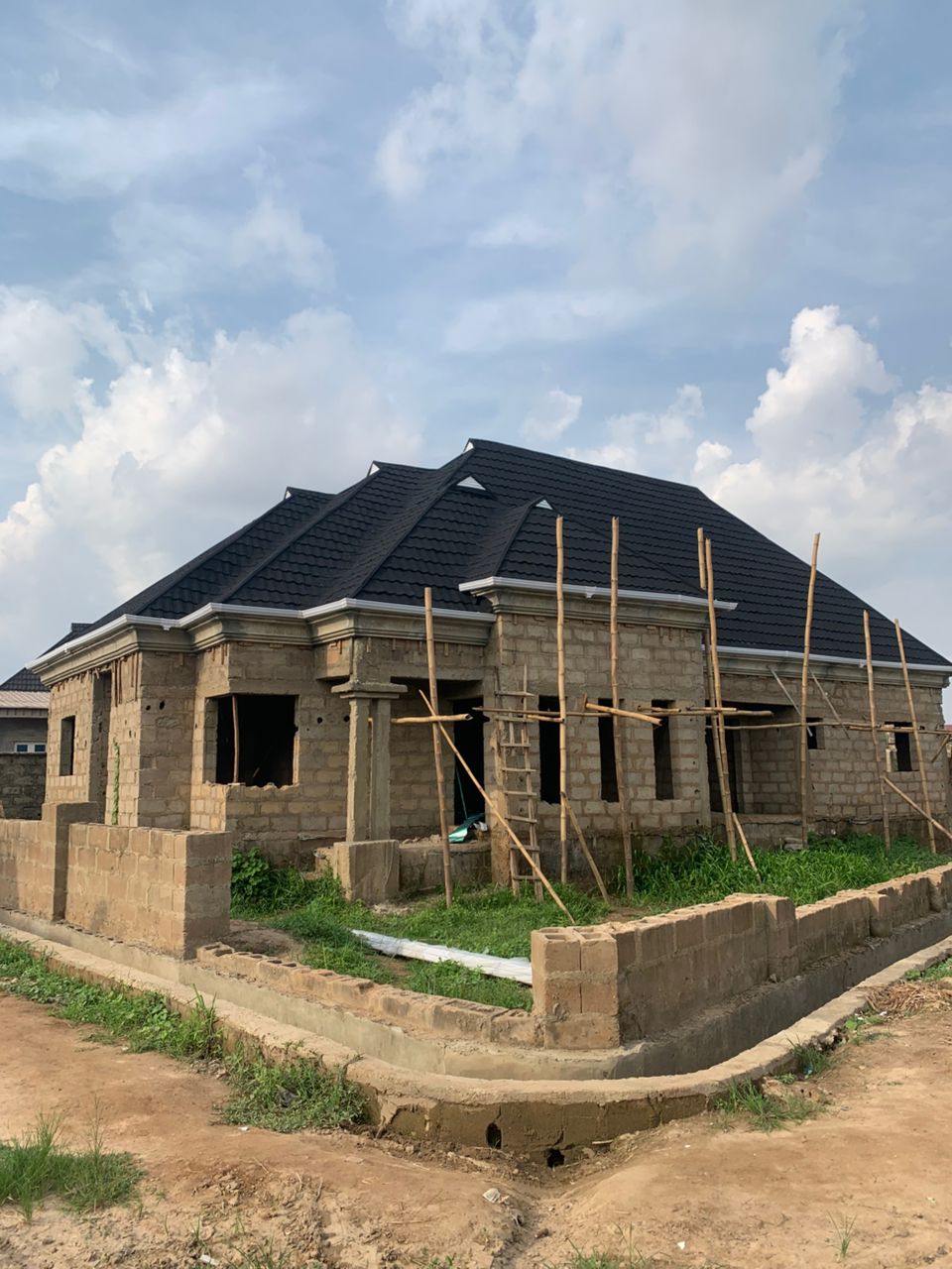 Completed Gerald roofing tiles duplex Elebu Oluloye Extension, Ibadan