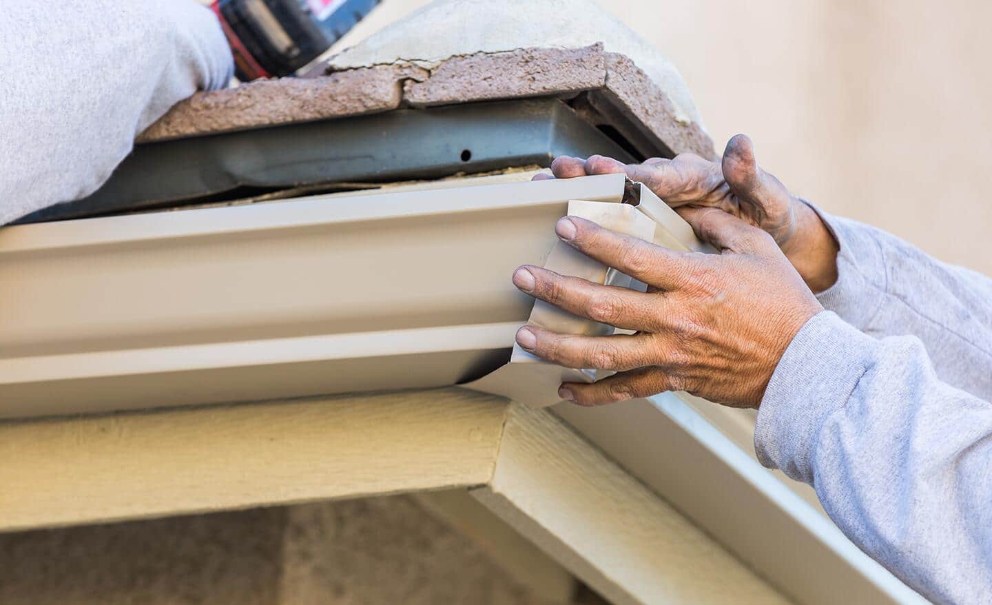 Roof gutters installation Ibadan drainage system