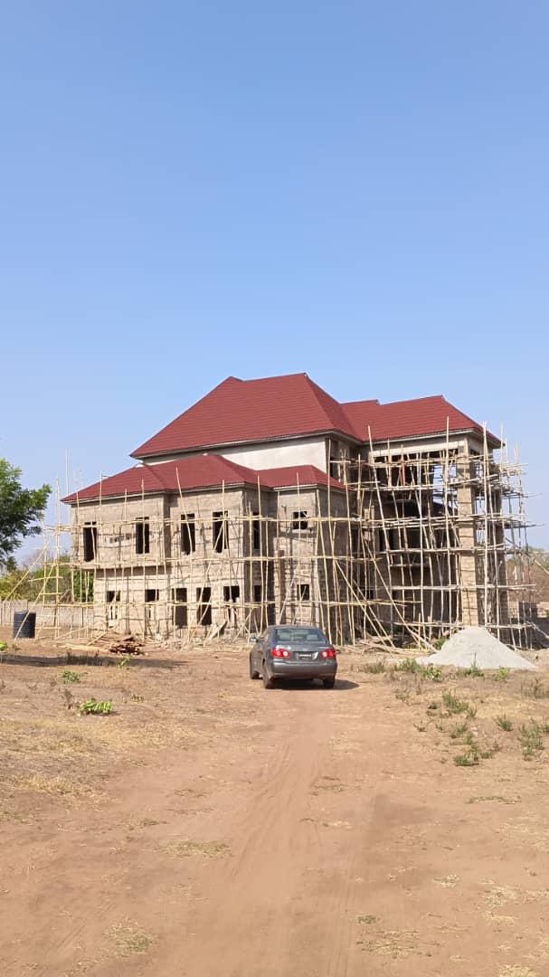 Completed Gerald roofing tiles Shaki, Oyo State