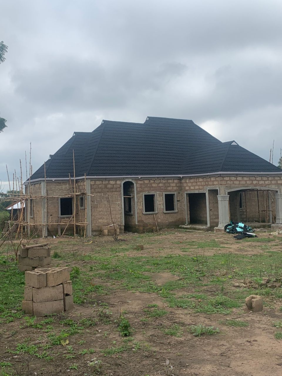 Completed roofing Shaki, Oyo State