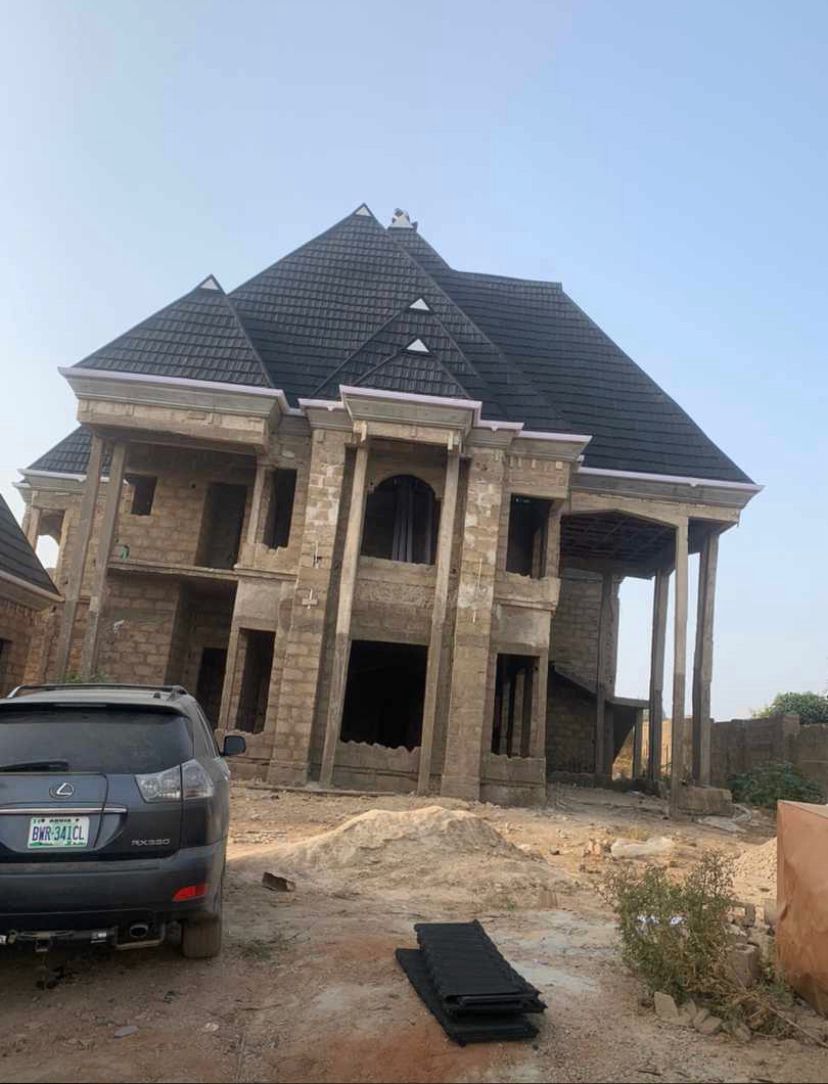 Completed roofing Shaki, Oyo State